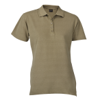 200g Ladies Pique Knit Golfer Khaki