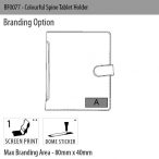 Colourful Spine Tablet Holder