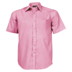 Mens Basic Short Sleeve Shirt Pink