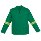 Poly Cotton Conti with Reflective - Emerald Jacket