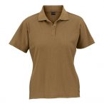 175g Ladies Pique Knit Golfer Khaki
